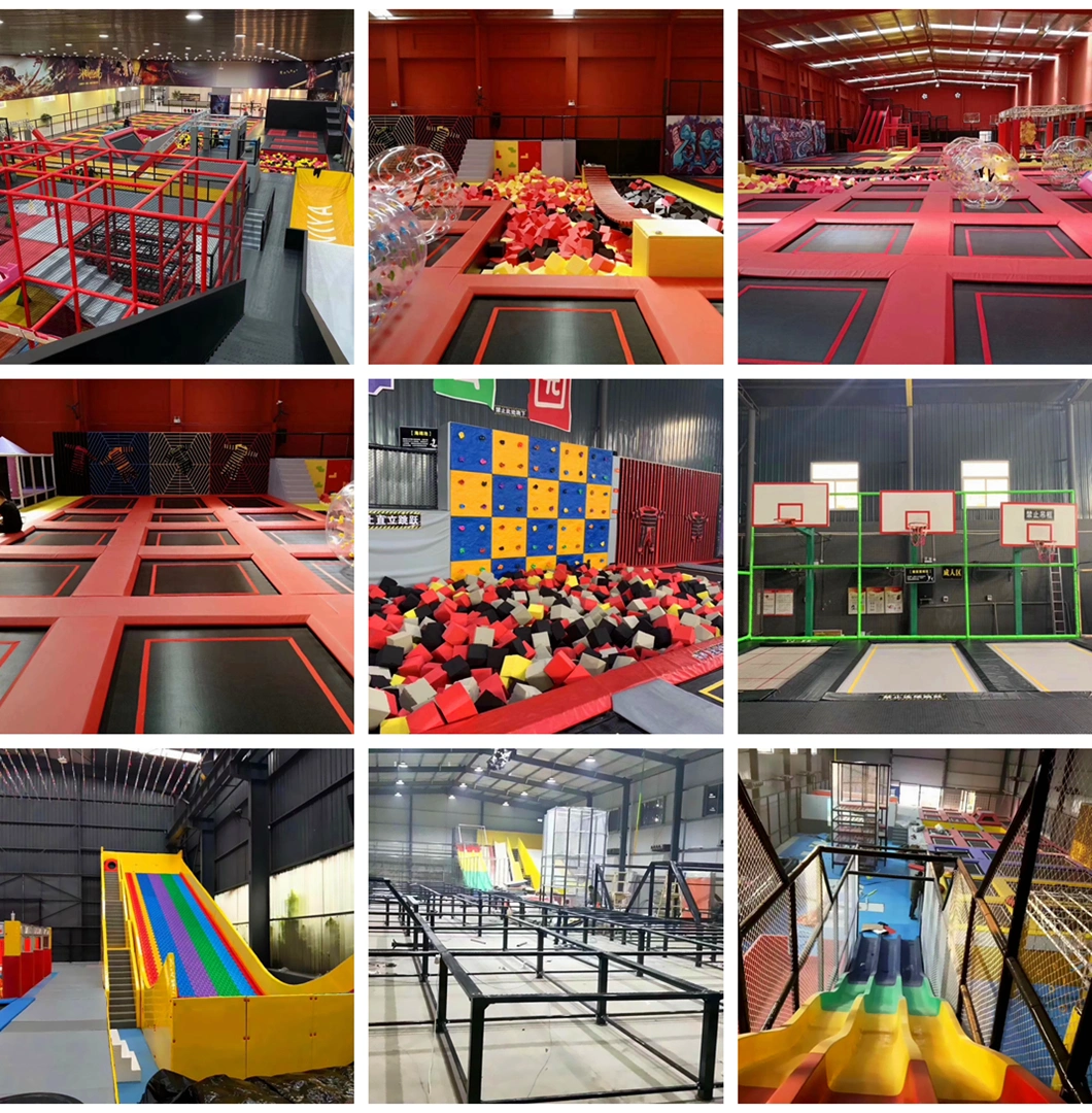 Indoor Adult Gymnastics Fitness Training Children′s Playground Trampoline Park Equipment