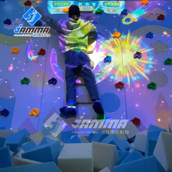 Ar クライミングウォール インタラクティブ プロジェクション ゲーム インタラクティブ プロジェクション ウォール ロック建設