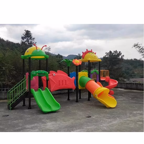 子供の遊び場用の業務用屋外プラスチック遊具